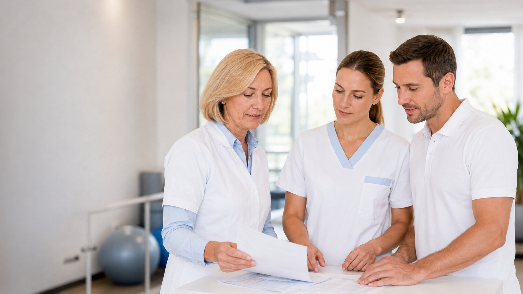 Interdisziplinäres Team aus Pflege, Medizin und Therapie stimmt sich gemeinsam ab